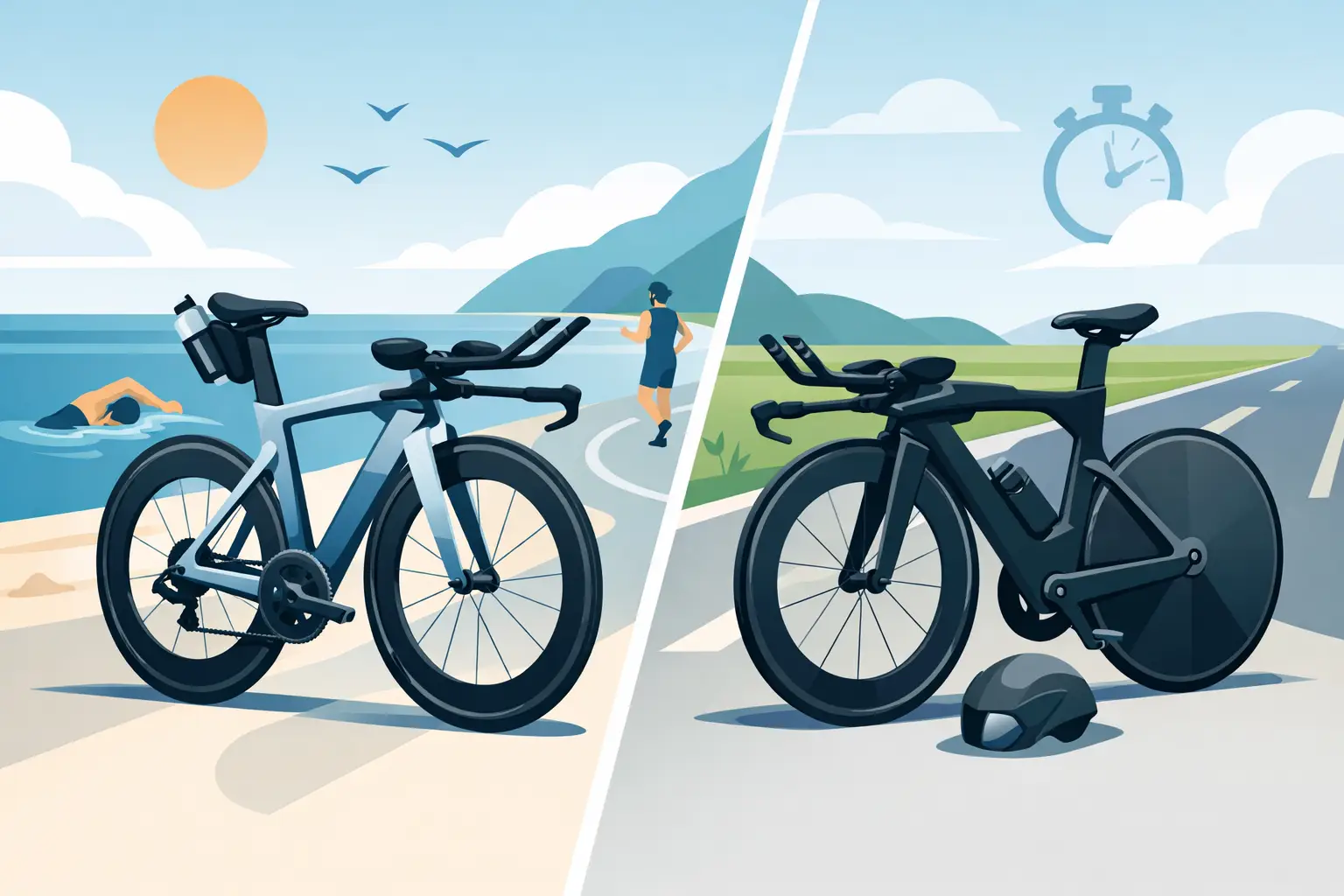 Are Triathlon and Time Trial Bikes the Same?